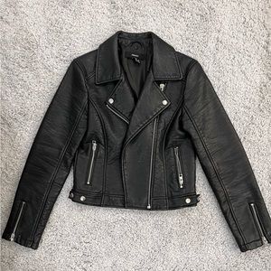 Forever 21 Black leather jacket